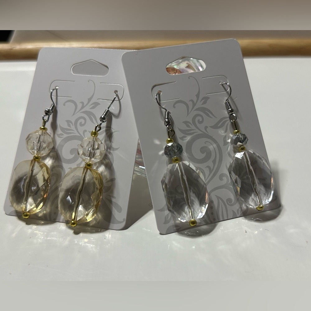 Elegant Crystal Drop Earrings